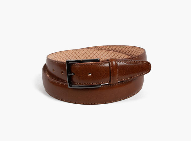 MONTECRISTO Men`s belt 3,5 cm 17 Cognac 115 cm 